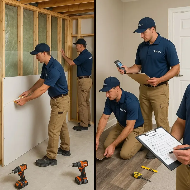 Repairs and Reconstruction process in Saint Michael, MN